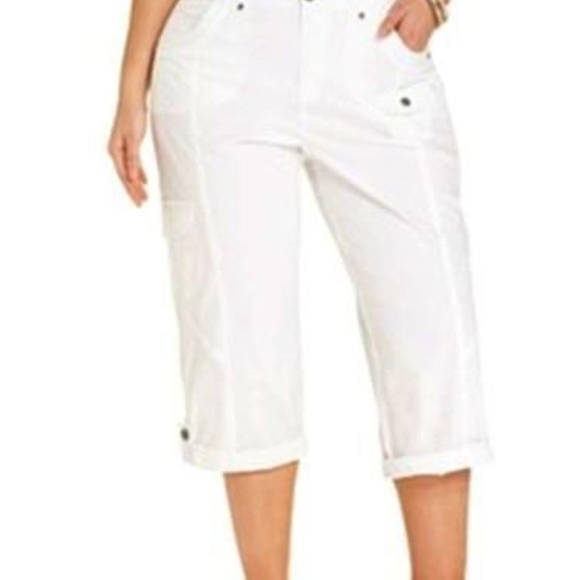 Style & Co. Women's Bright White Capris - Picture 1 of 11